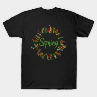 Spring is coming - spring floral banner T-Shirt